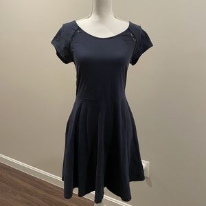 Hollister tee dress with lace back size L